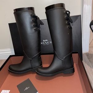 Coach Tristee Matte Rubber Rainboots